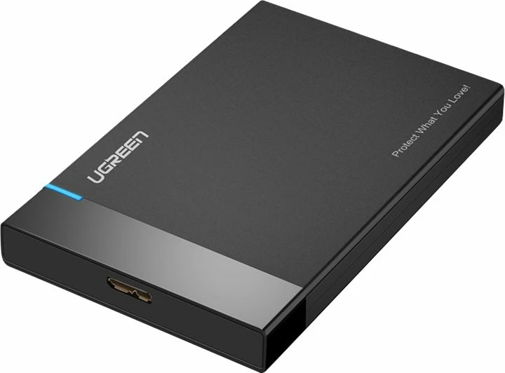Kasë Ugreen US221 për hard disk/SSD 2.5", SATA 6Gb/s, USB 3.0, E zezë
