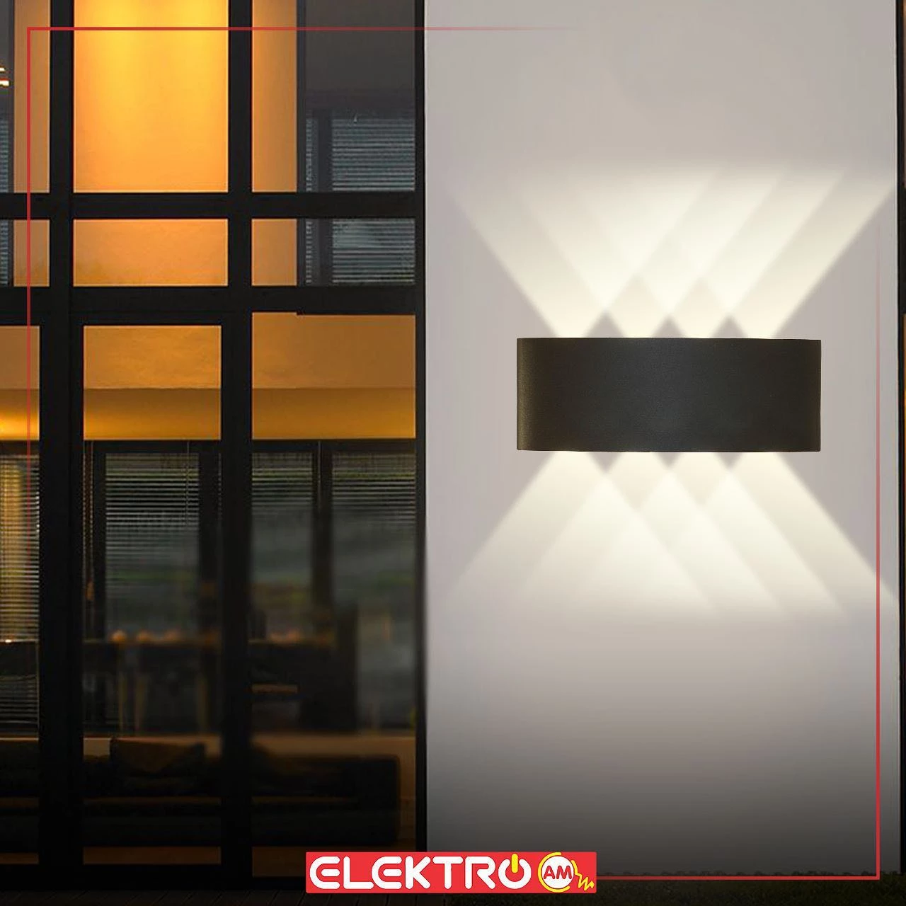 Anësore Muri LED 8w B6015 BK