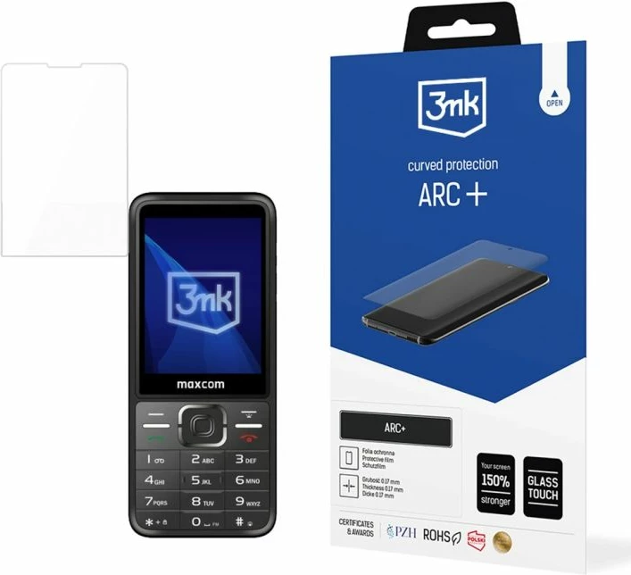 Mbrojtëse ekrani 3mk Protection ARC+ për Maxcom Classic MM244