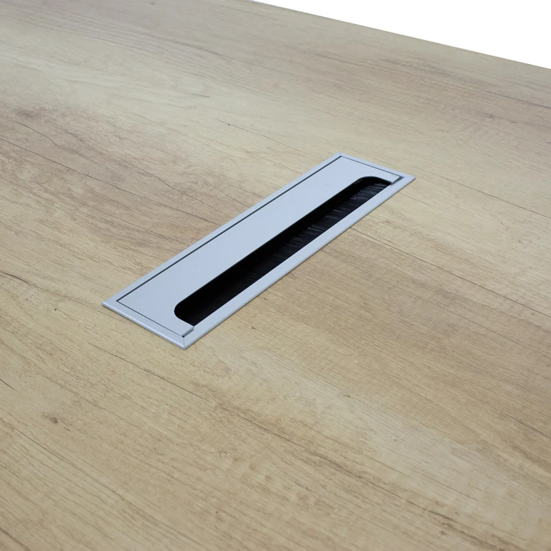 Tavolinë pune profesionale Amazon, këndore, ngjyrë natyrale, 200x170x75 cm