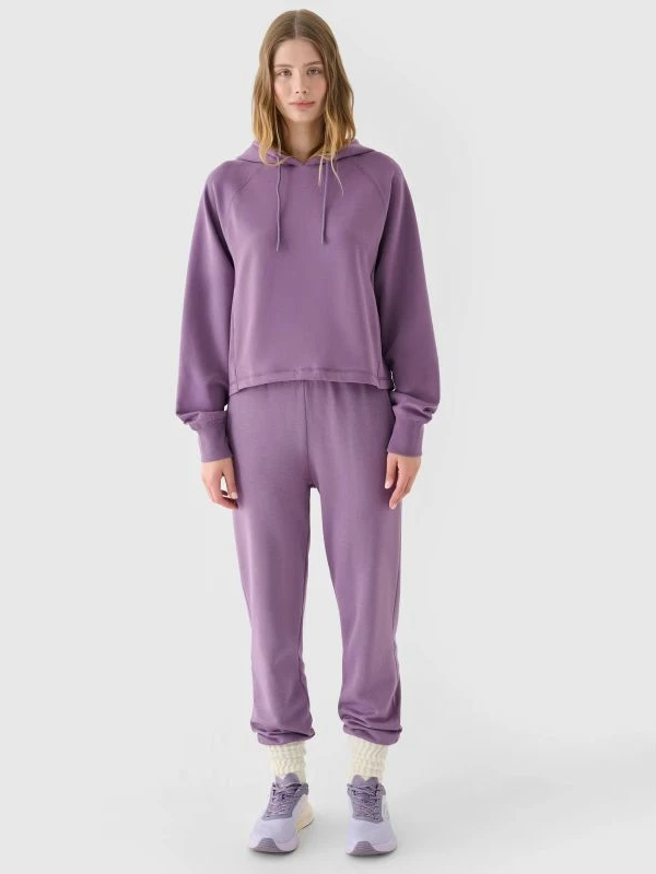 Pantallona sportive për femra 4F, gri