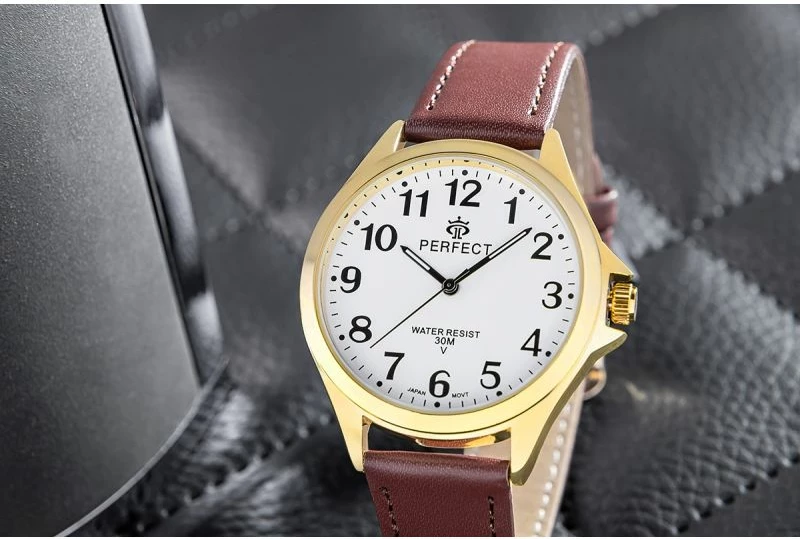 Orë dore për meshkuj PERFECT, e zezë