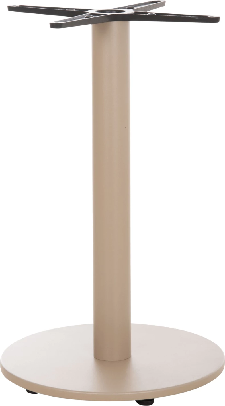 Baza e rrumbullakët për tavolinë, alumin, ngjyrë kapuçino, FH476.25, 45x72cm