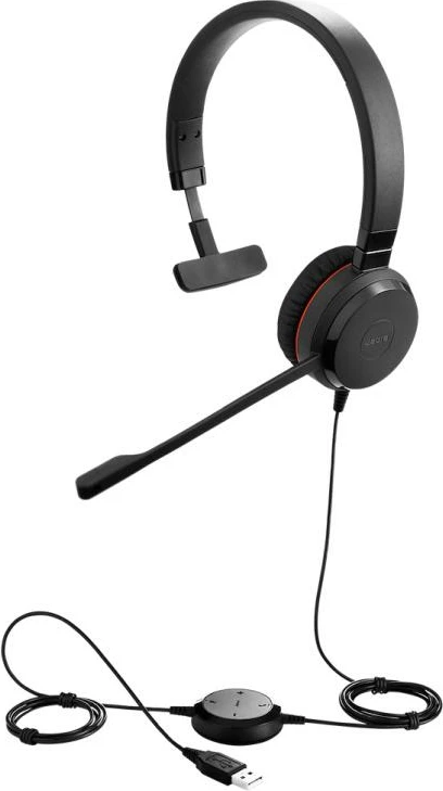 Kufje me mikrofon, Jabra Evolve 30 II MS (5399-823-369), stereo, me kabllo 2 m, e zezë