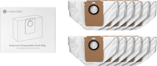 Qese pluhuri për fshesë me korrent Roborock H60 Hub, 12 copë