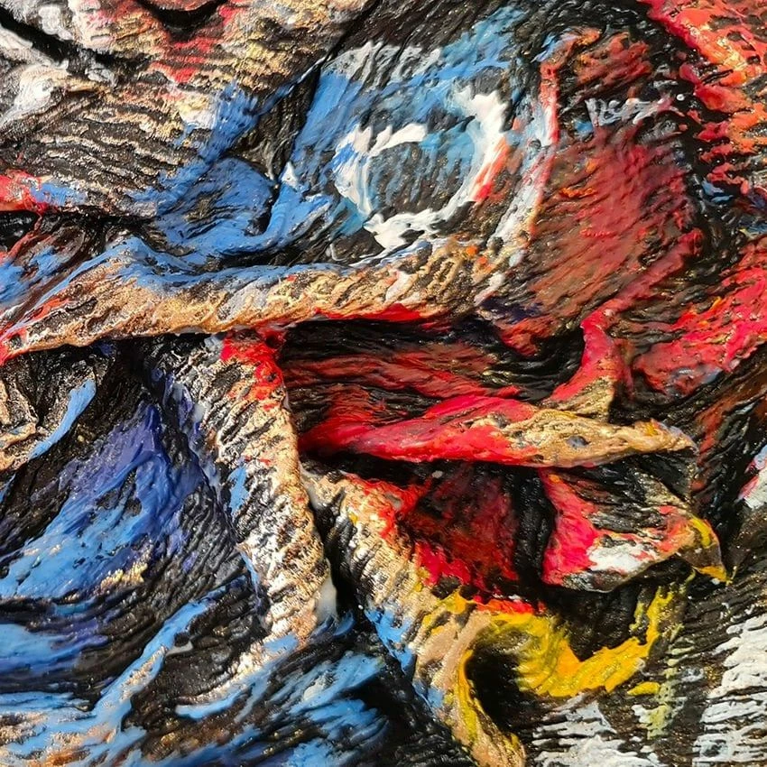 Pikturë dekorative me vaj, Wallity, OPL62059008476 - 70100