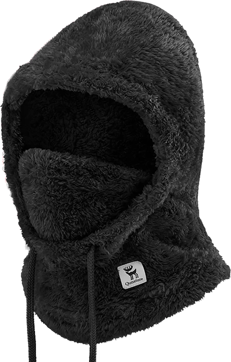 Balaklavë ski Qunature Arctic Velvet, madhësi L, 100% poliester, e zezë
