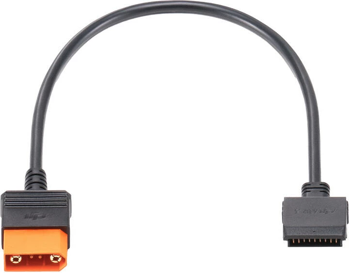 kabllo karikimi e shpejtë DJI Power SDC CP.DY.00000045.01 125W 40cm për DJI Air 3/Air 3S, e zezë