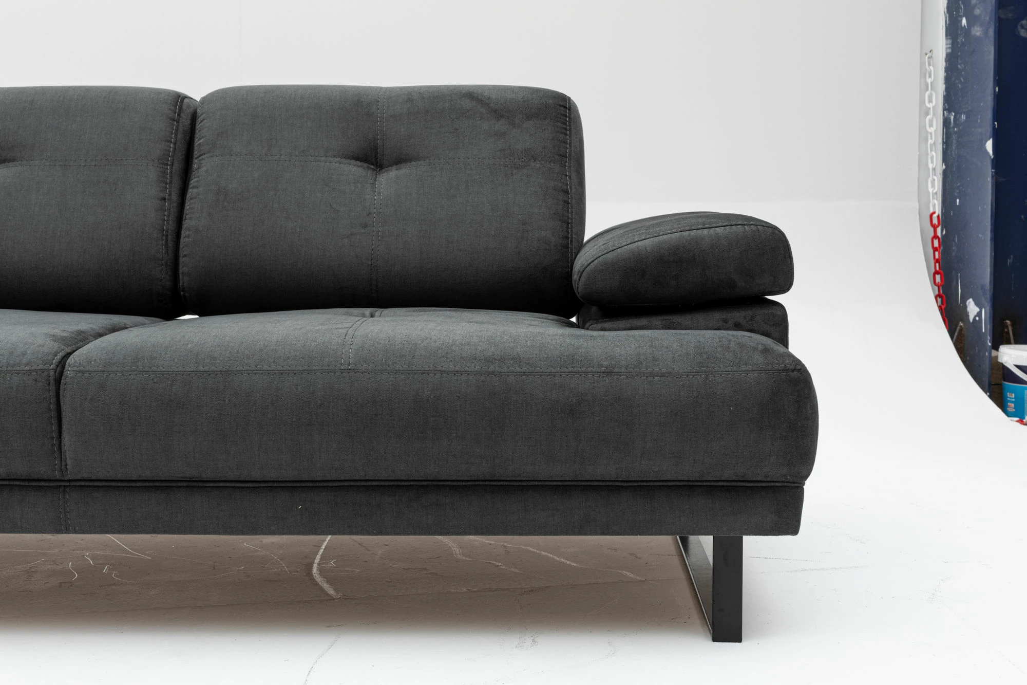 Krevat-sofë dy ulëse, Atelier del Sofa, Mustang, antracit