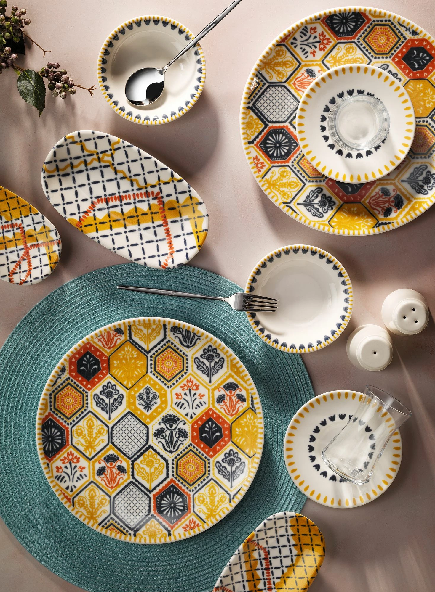 Set mëngjesi 30 pjesësh, Hermia Concept, 58KKT000143