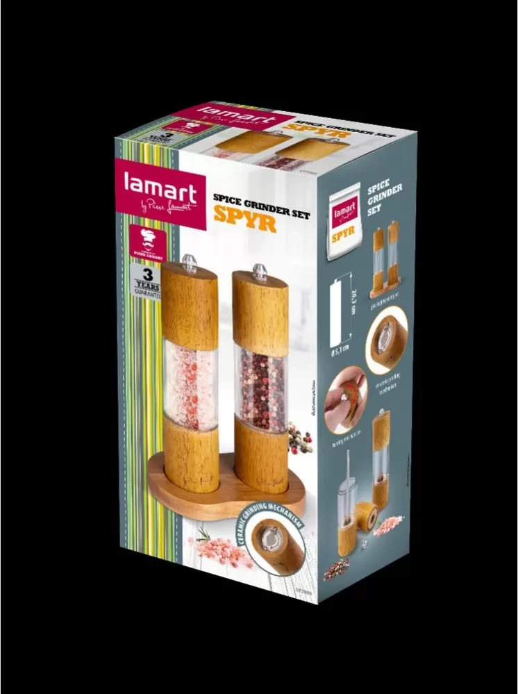 Set praktik për bluarje të kripës dhe piperit Lamart LT7099