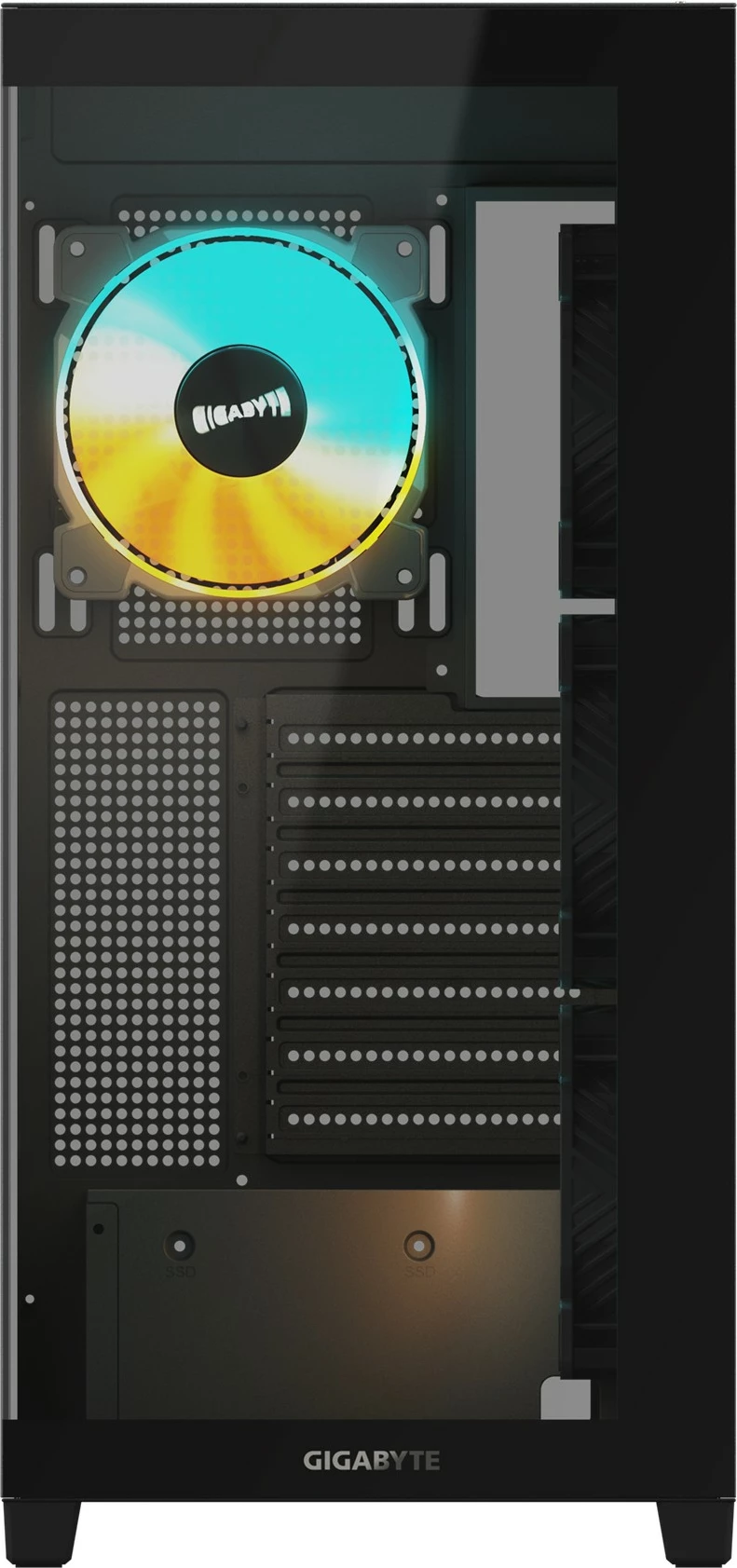 Kasë Gigabyte GB-C500P ST RGB, midi tower, e zezë