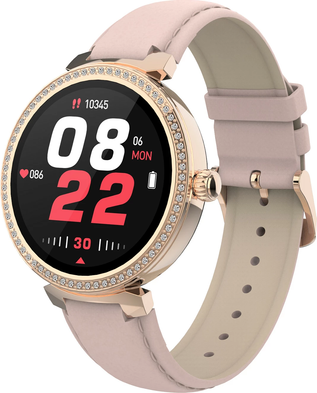 Smartwatch Denver SWC-342RO, 1.2" IPS Touchscreen, Bluetooth, rozë