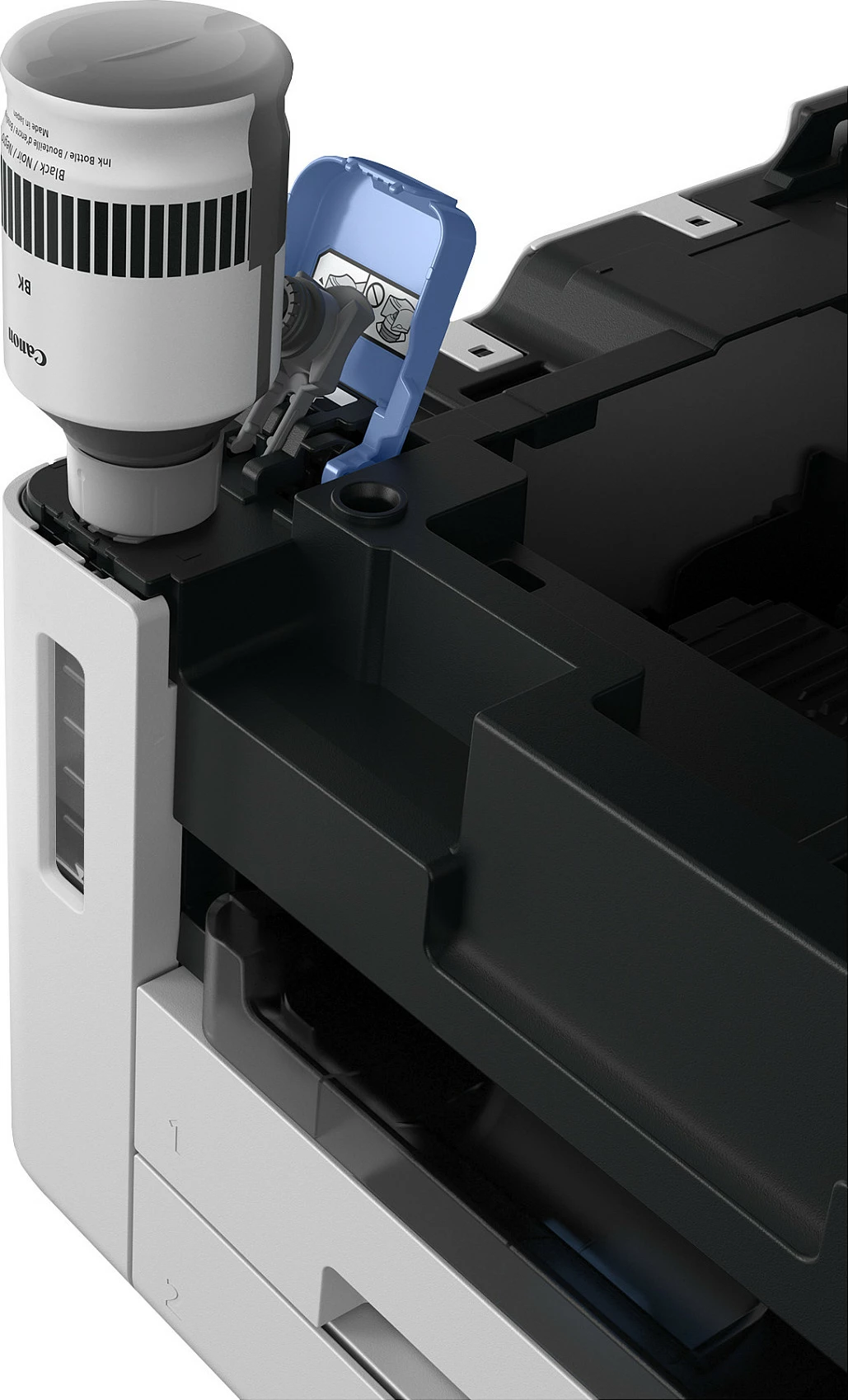 Printer multifunksional Canon MAXIFY GX7150, Inkjet MegaTank, A4, duplex, ADF 50 fletë, Ethernet, bardhë/zi