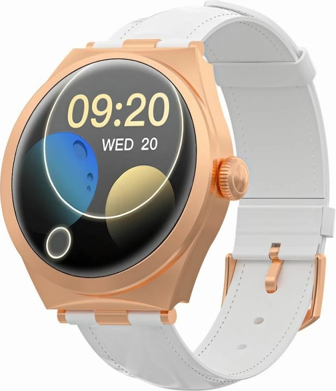 Smartwatch Gravity për femra, rozë e bardhë