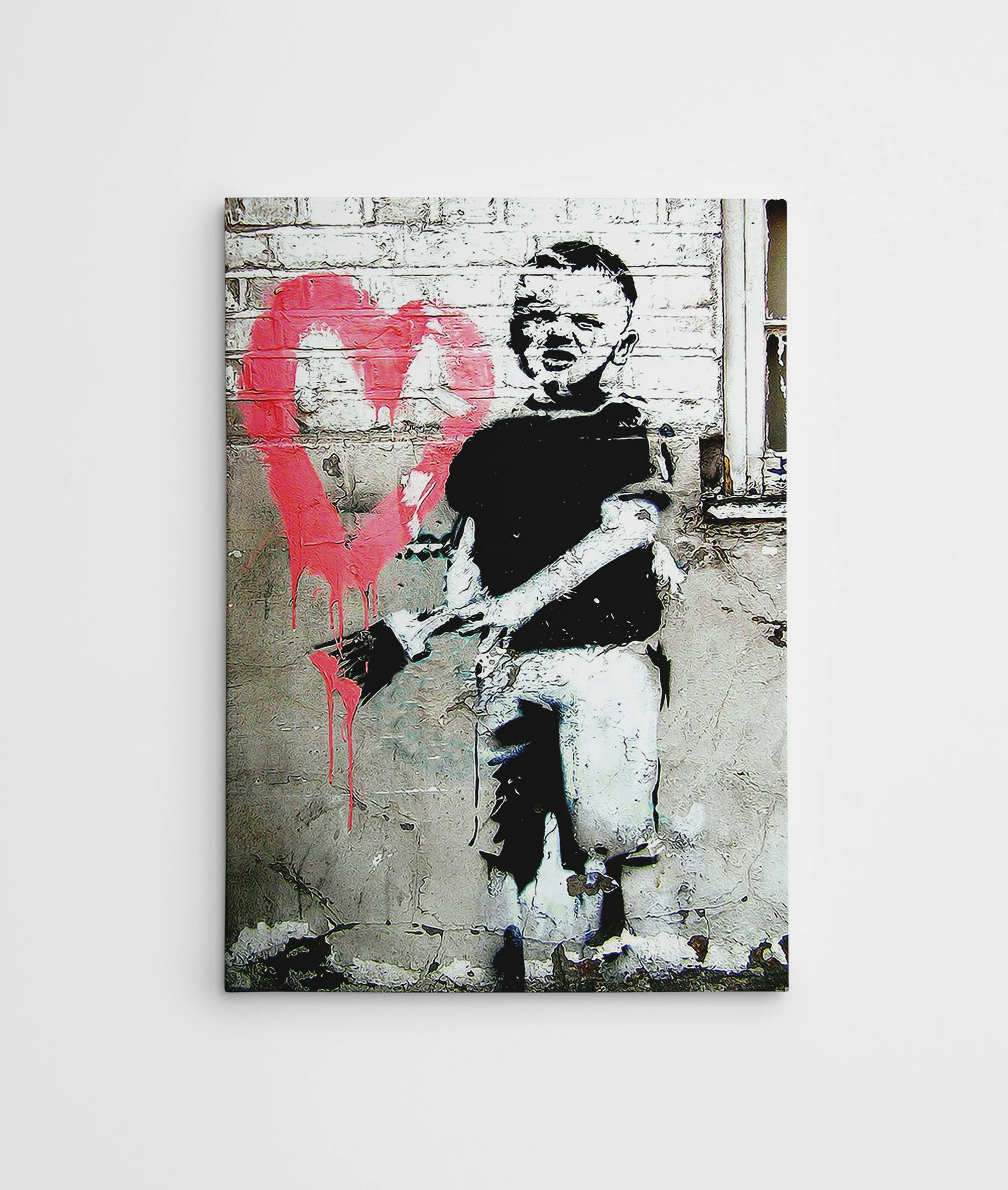 Pikturë dekorative në kanavacë, shumëngjyrëshe, Banksy, WY37, 70x100cm