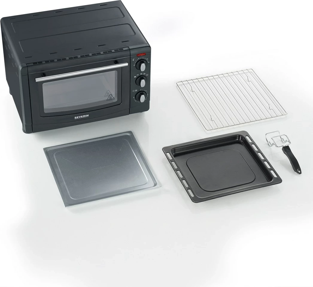 Mini furrë SEVERIN TO 2067, 20L, 1500W, e zezë