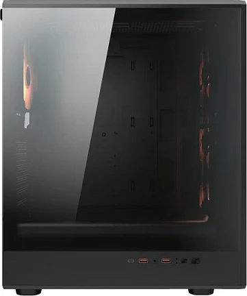 Kasë Cougar Airface Pure PRO midi, ARGB, e zezë