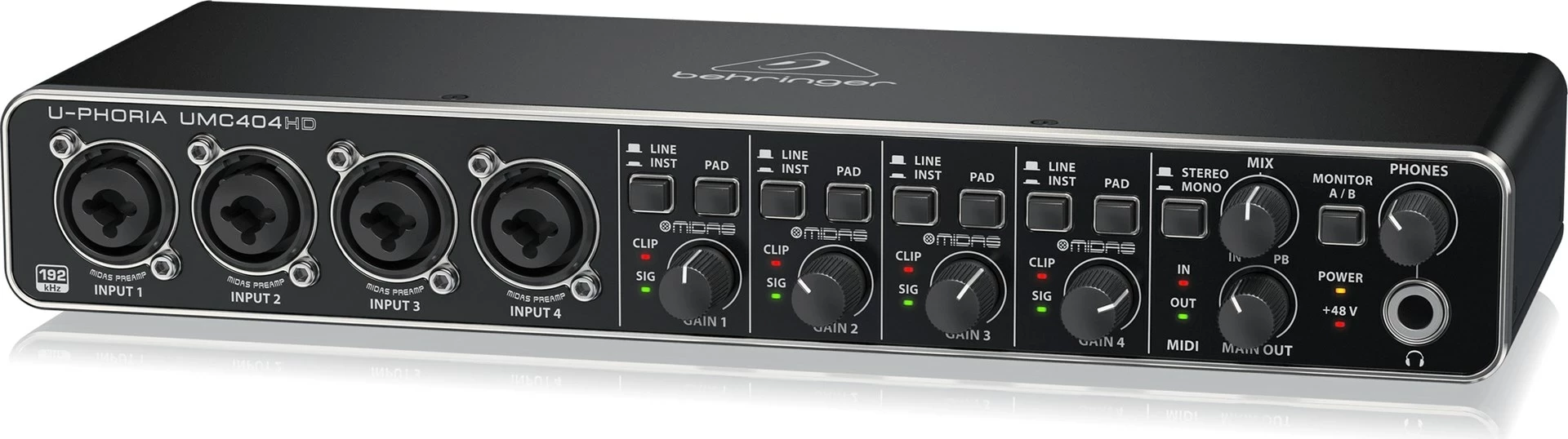 Interfejs audio Behringer UMC404HD, i zi