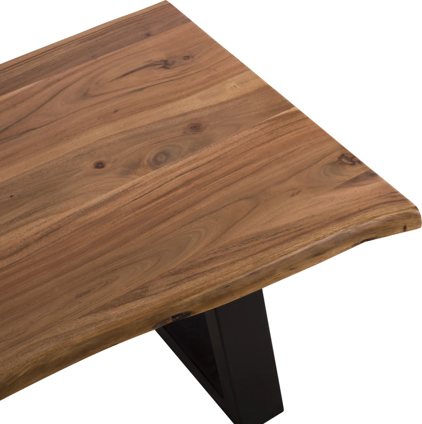 Tavolinë kafeje ΜΟΝΤΑΝΑ, dru akacie masiv, natyrale, 115x63x40cm