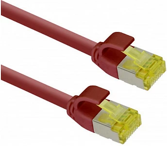 Kabllo rrjeti Helos 333092, Cat6a, 7.5 m, S/FTP, RJ-45 në RJ-45, e kuqe