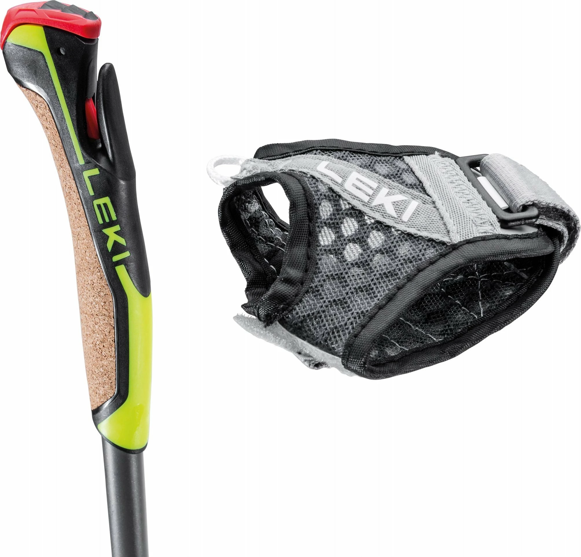 Shkopinj Nordic Walking Leki Traveller FX.One Carbon 110 cm, palosshëm 4 pjesë, argjendtë-gri