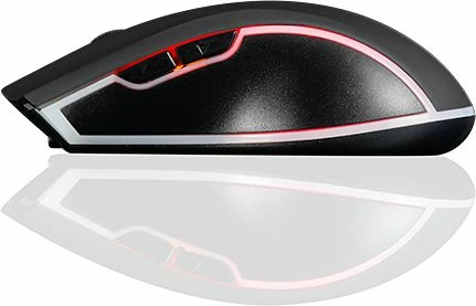 Maus Modecom MC-WRM1 (M-MC-WRM1-100) 1600 DPI wireless, e zezë