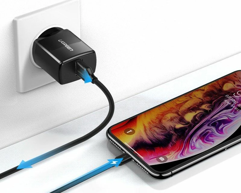 Karikues rrjeti Ugreen 76197, 10W, 1x USB-A, 2.1A, i zi