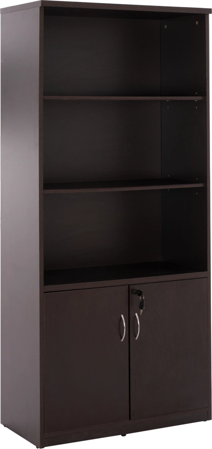 Raft librash profesional për zyre, ngjyrë wenge, FH2014.02, 80Χ40Χ180