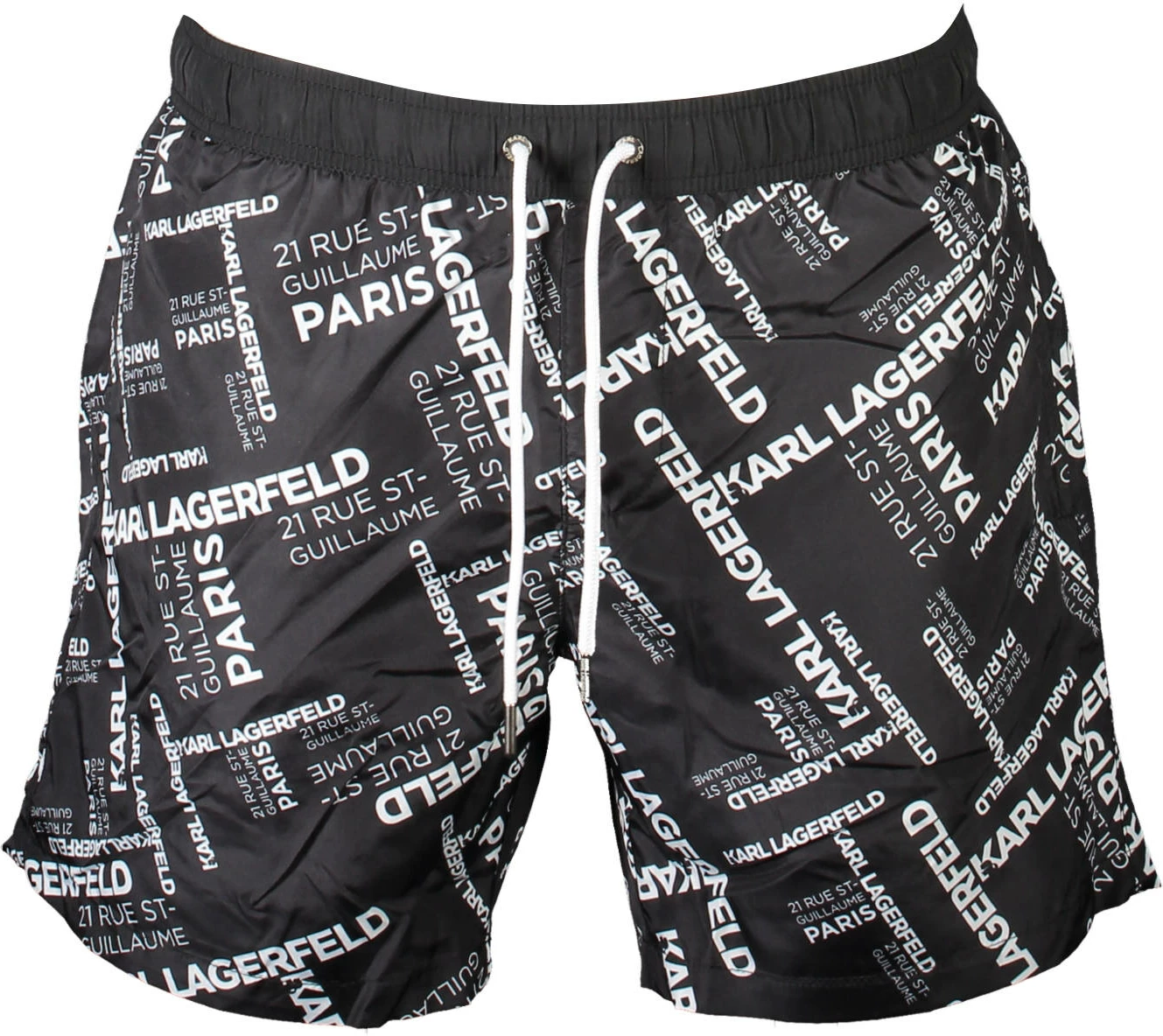 Shorce noti për meshkuj KARL LAGERFELD BEACHWEAR, të zeza [Madhësia: S]