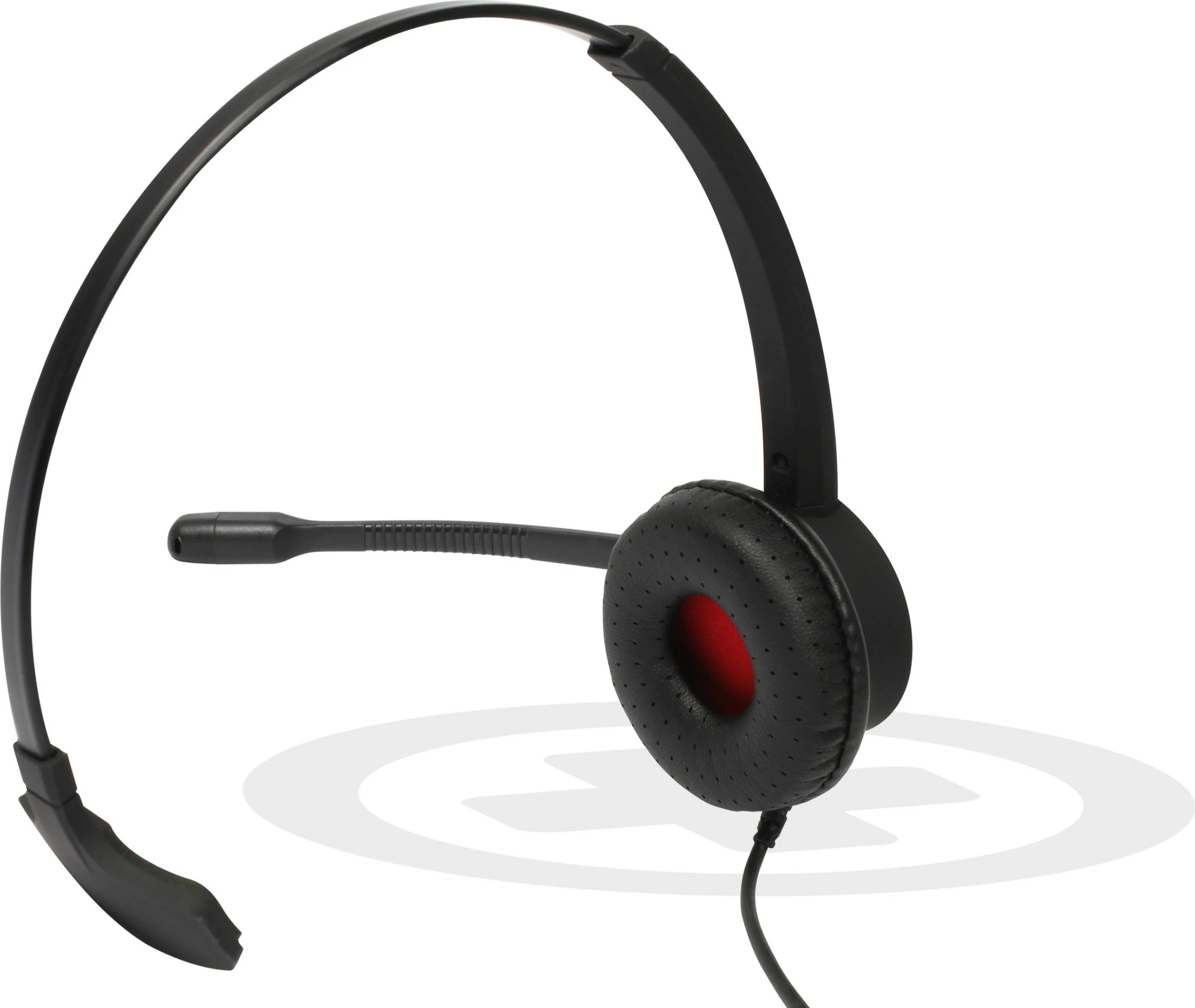 Kufje mono USB Plusonic 10.1P, kompatibile me Teams dhe Skype