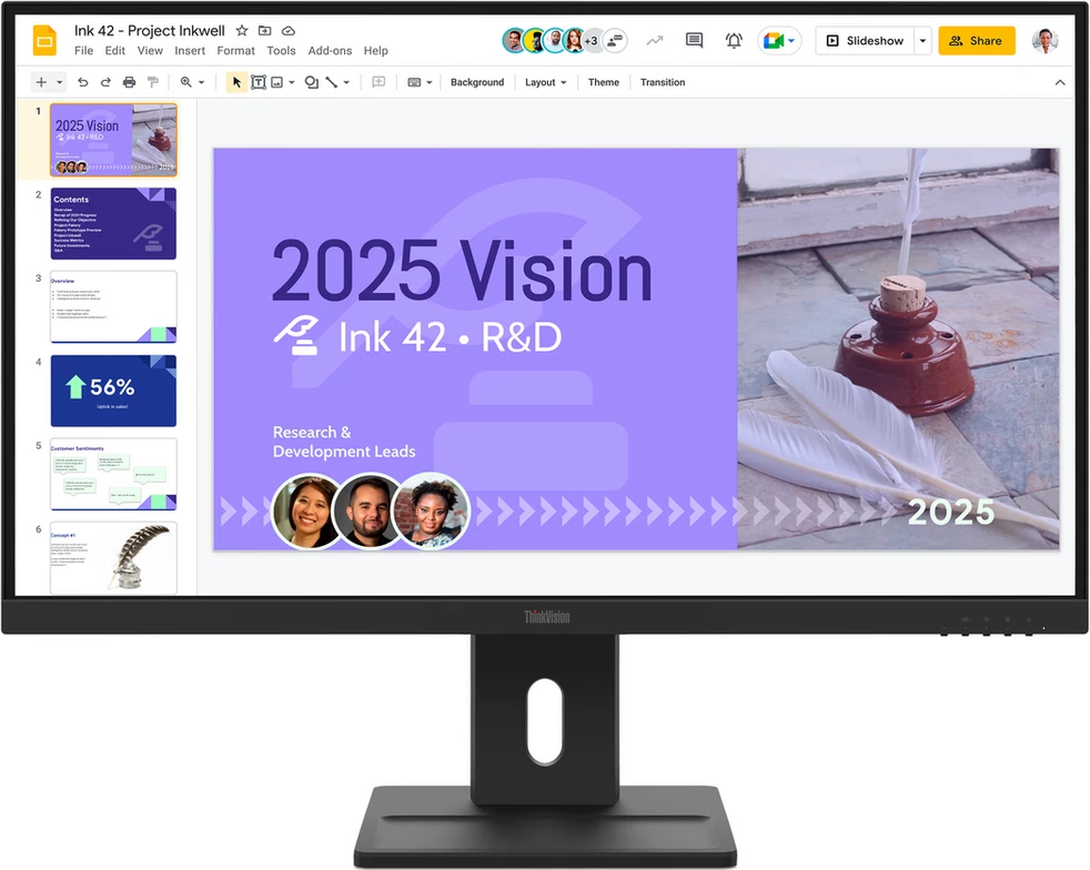 Monitor, Lenovo, ThinkVision E27Q-40 27 inç, 64BDGAT4EU, i zi