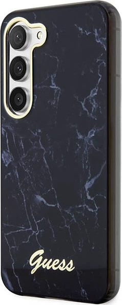 Mbështjellës Guess GUHCS23SPCUMAK për Samsung Galaxy S23, hardcase, i zi