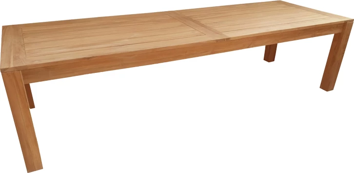 Tavolinë me karrige Inca-Pablo set prej 7 pjesësh, hije natyrale-bezhë, 240x100x76cm