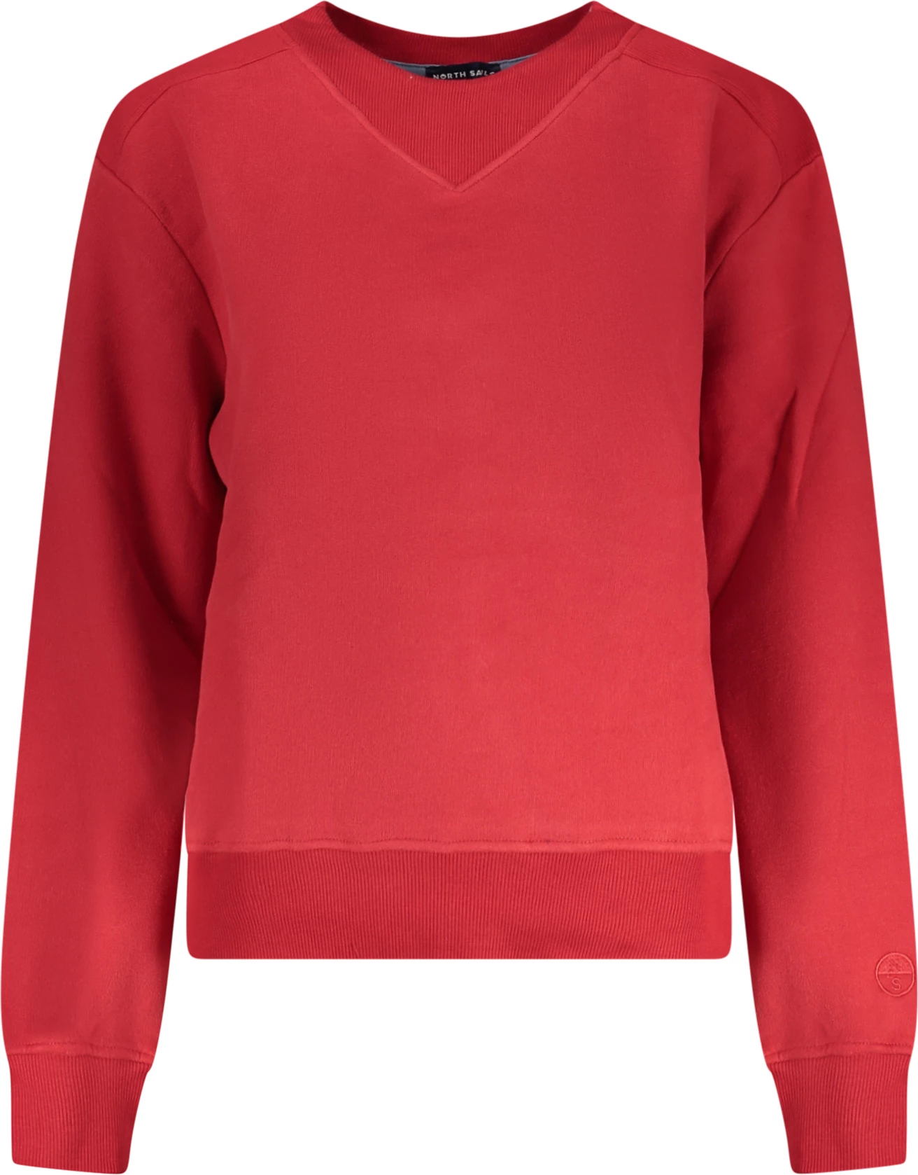 Duks për femra NORTH SAILS zip-up, i kuq