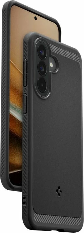 Mbështjellës telefoni Spigen Rugged Armor për Samsung Galaxy A57 5G, i zi