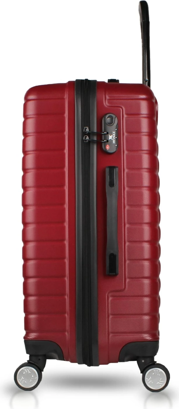 Set valixhesh (2 copë), ngjyrë e kuqe e errët, Zoozie Bags, 5745