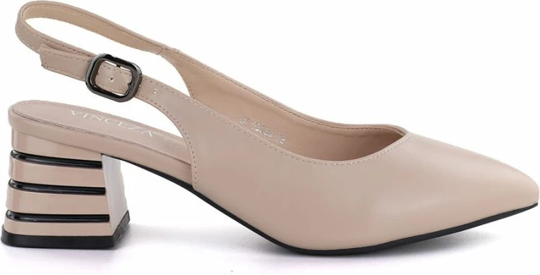 Sandale femrash Vinceza 26-62285, bezhë