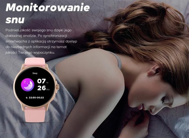 Smartwatch për femra Gravity, e zezë