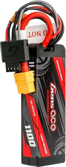 Bateri LiPo Gens ace G-Tech 1100mAh 11.1V 3S1P 60C Hardcase me XT60 plug
