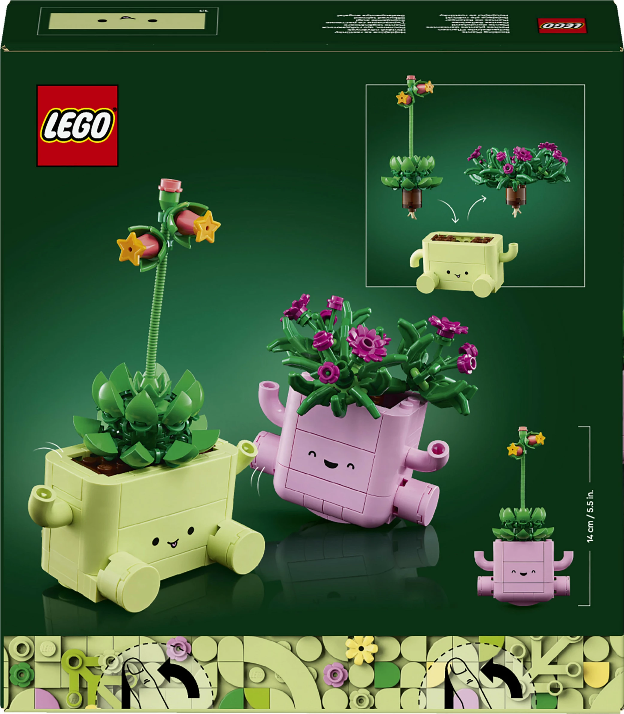 Set LEGO Botanicals Rocking Plants 11506, 253 copë, multikolor