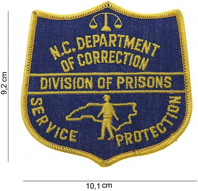 Emblema pëlhure Fostex Garments Patch N.C. department of correction protection serv #5009