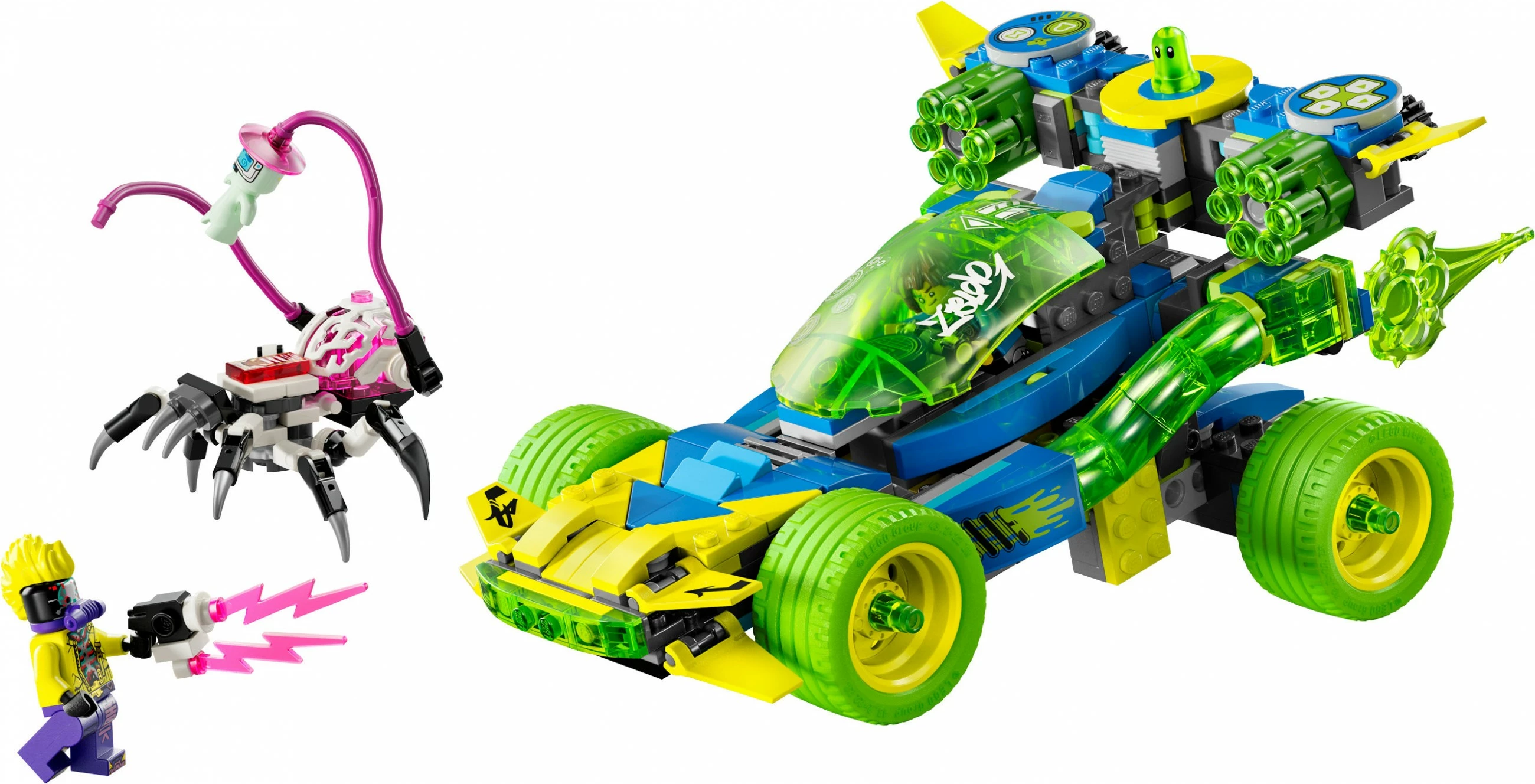 Set ndërtimi LEGO DREAMZzz 71491 Mateo me Z-Blob Action Rennwagen, 485 pjesë, multikolor