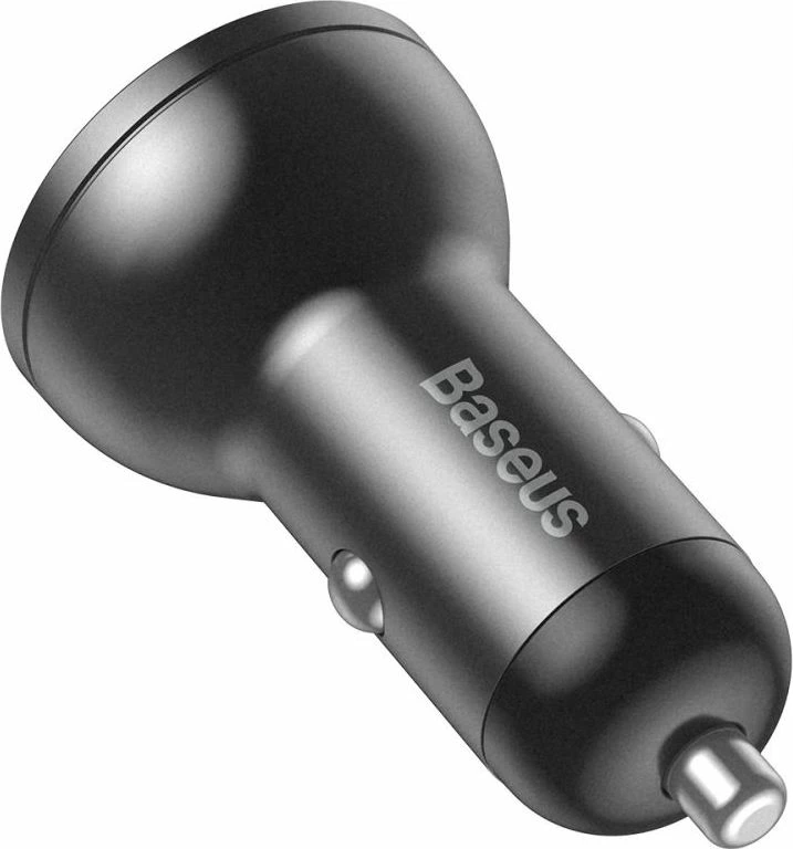 Karikues veture Baseus Digital Display CCBX-0G 24 W 2x USB-A 4.8 A gri