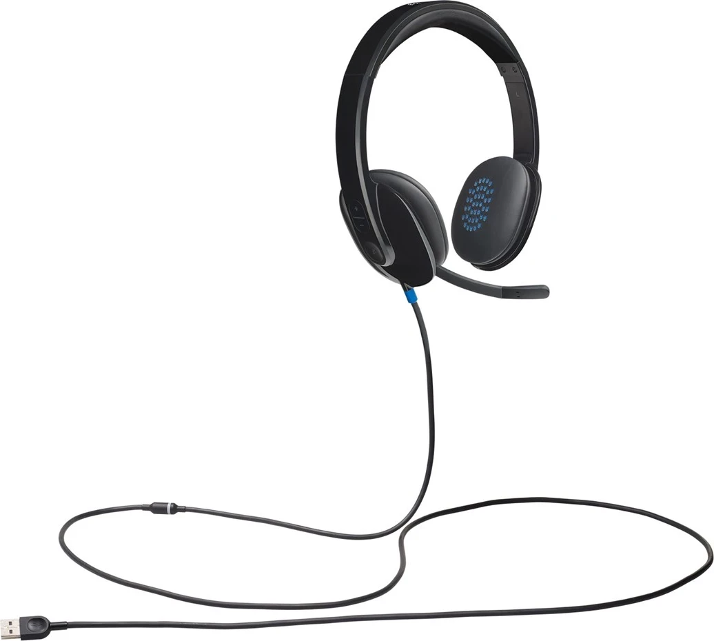 Kufje Logitech H540, USB, të zeza