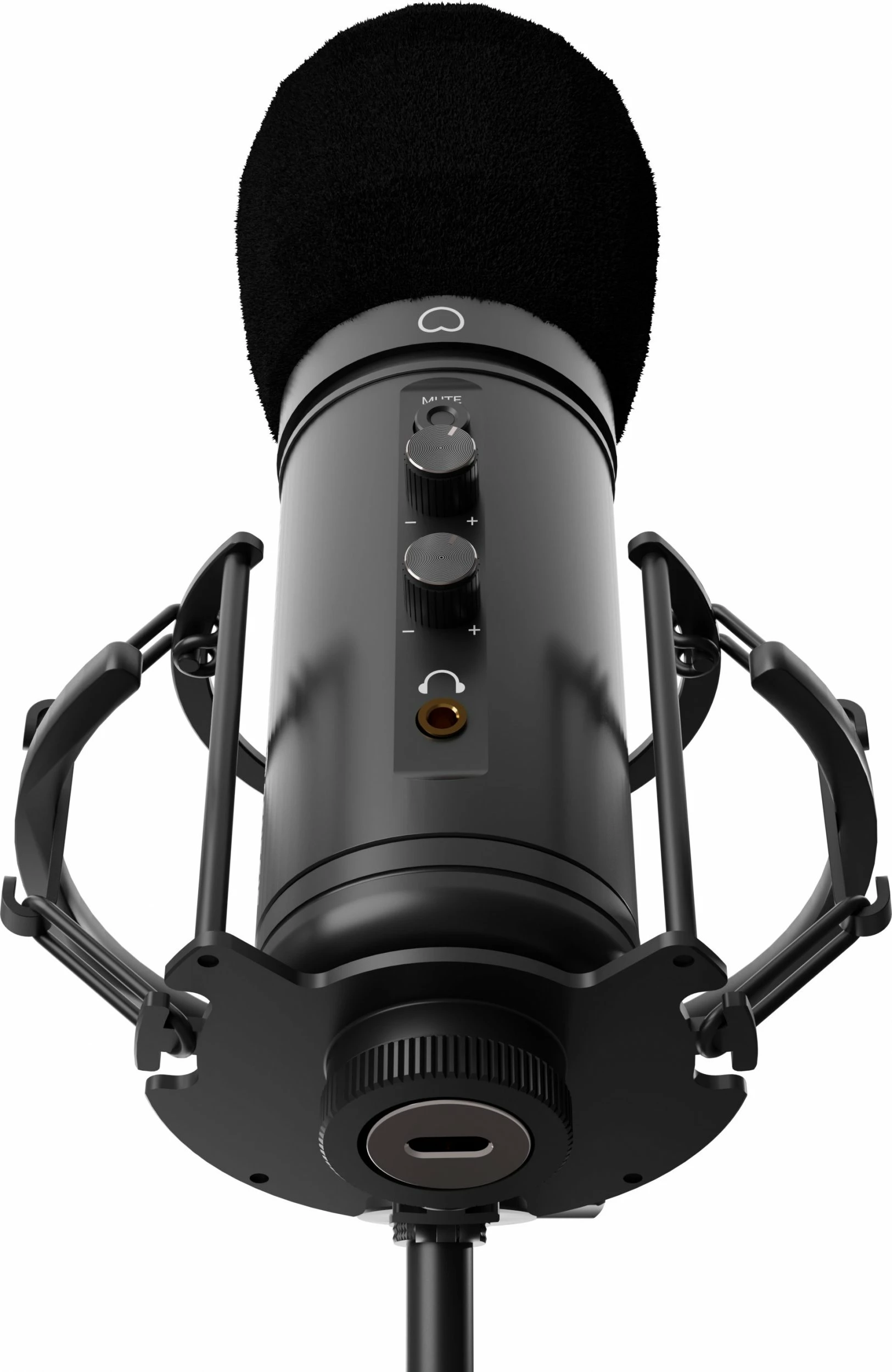 Mikrofon GENESIS Radium 600 G2 NGM-2091, kondensator kardioid, USB-C/3.5 mm, me mini-stand dhe shock mount, i zi