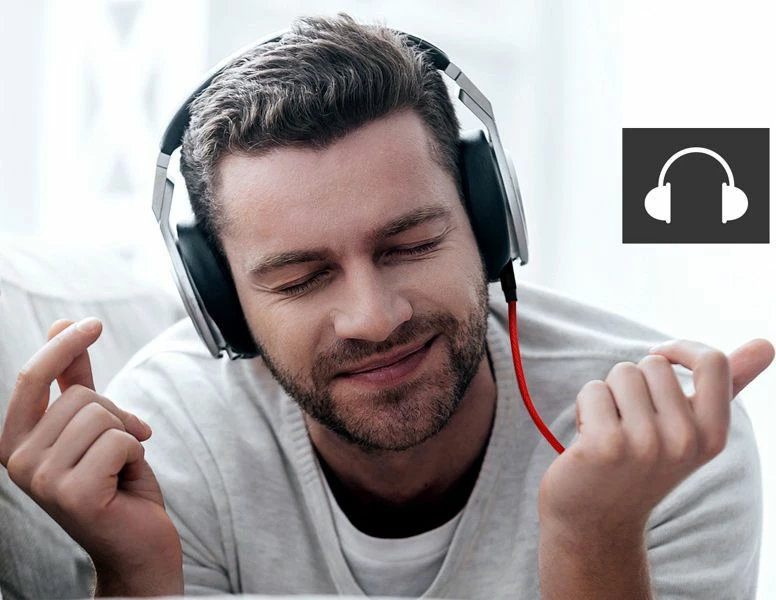 Kabllo audio Baseus Yiven Audio M30 3.5mm Jack–3.5mm Jack 1m, e zezë