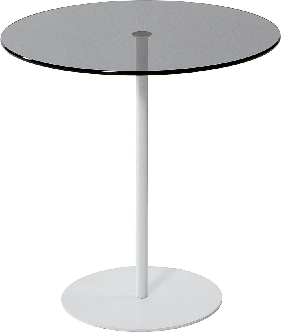 Tavolinë anësore Skye Decor, Chill-Out, e bardhë, gri e errët