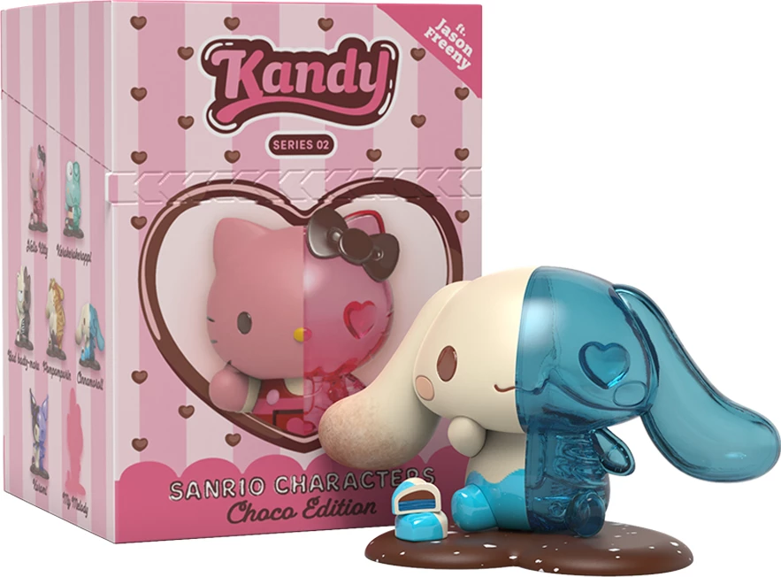Figurinë koleksionuese Mighty Jaxx Kandy x Sanrio ft. Jason Freeny Series 02 (Choco Edition) blind box