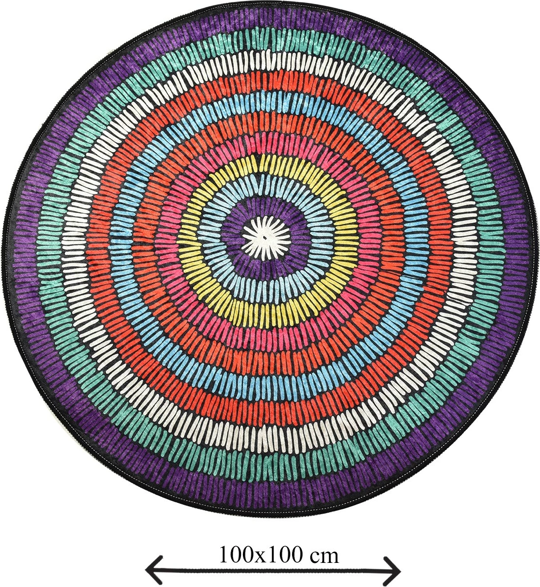 Tapet banjoje Mijölnir, Bubble, shumëngjyrësh, 100cm